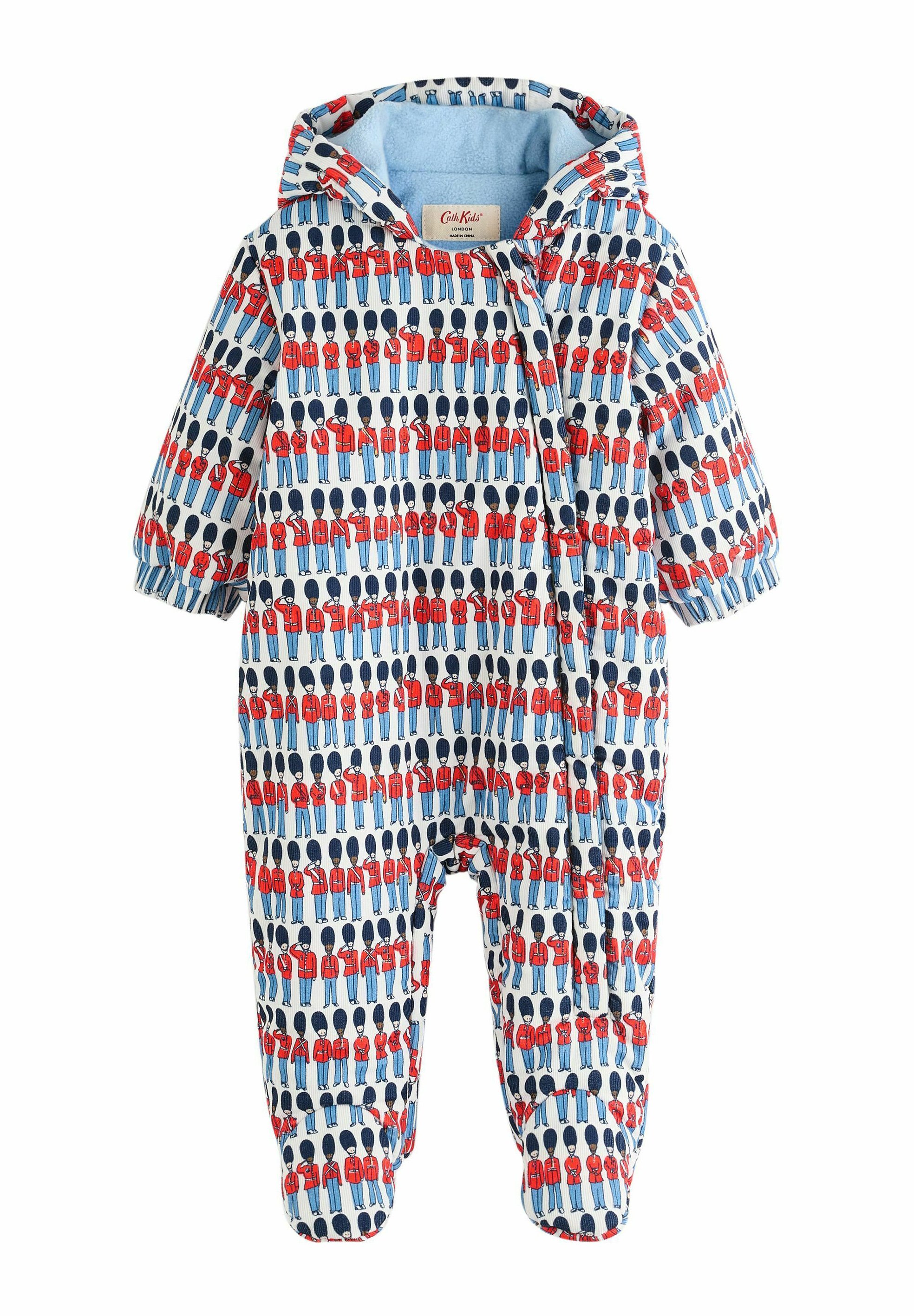 TINYCOTTONS VICHY PADDED OVERALL UNISEX - Tuta da neve - blue/navy