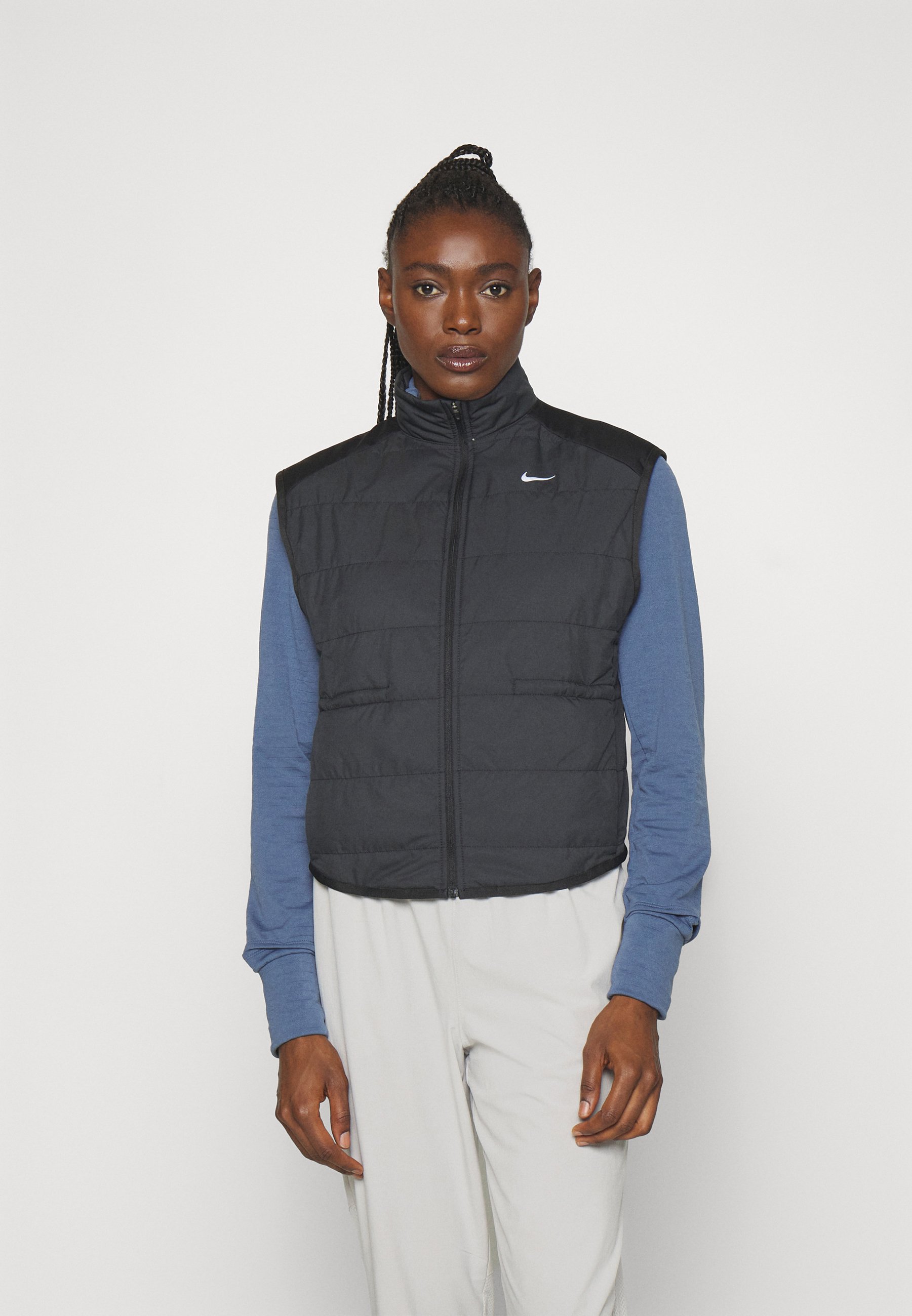 Nike Performance SWIFT VEST - Waistcoat - black - Zalando.ie