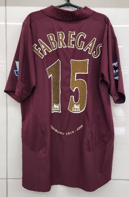 アーセナル（H）05/06 ラストハイバリー 、ファブレガス＃15 +