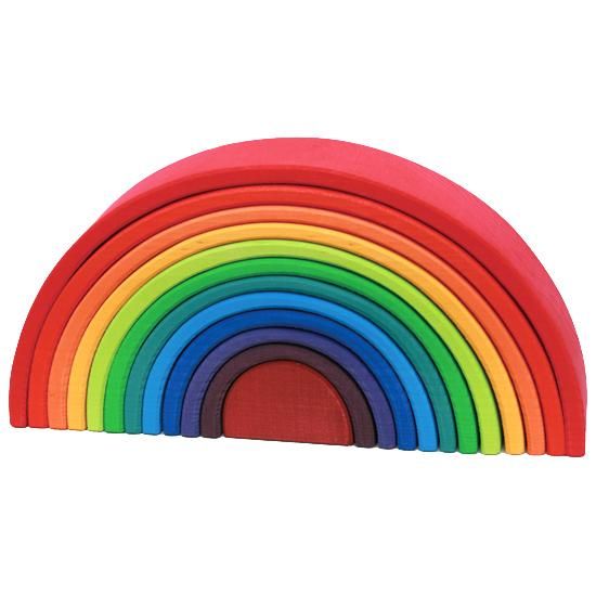 Grimm's Spiel & Holz Design グリムス社］虹色トンネル アーチ