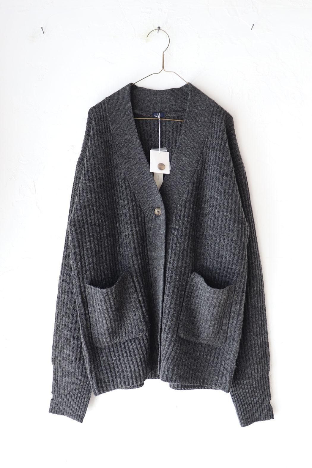 SALE＊【ichi】アルパカ混 CARDIGAN｜ふんわり柔らかなサムホール付き