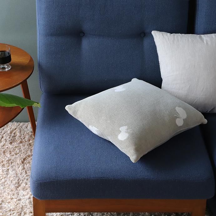 クリッパン × ミナ ペルホネン｜クッションカバー［CHOUCHO］グレー