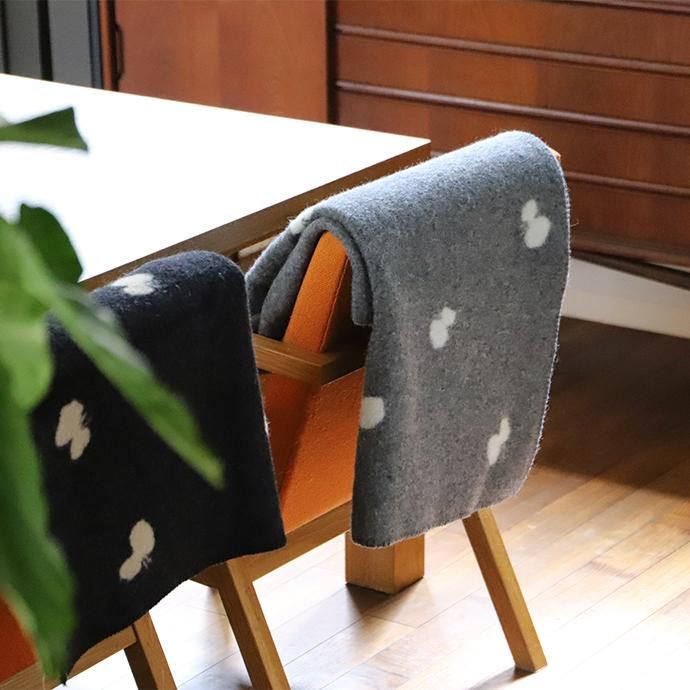 クリッパン × ミナ ペルホネン｜ウールブランケット［choucho］ハーフ