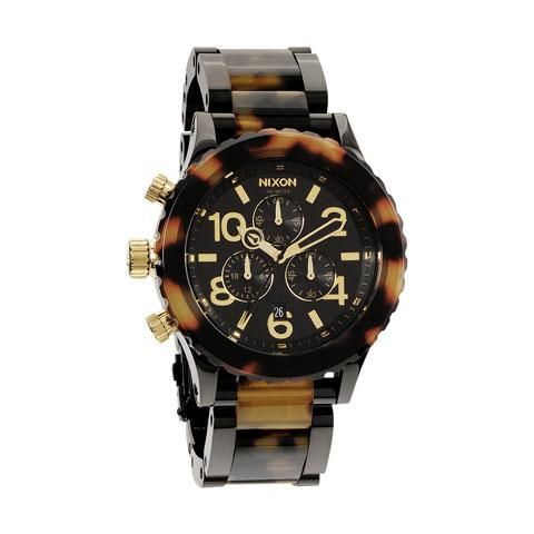 ニクソン 腕時計 42-20 クロノグラフ A037-679 ブラック×ツートン