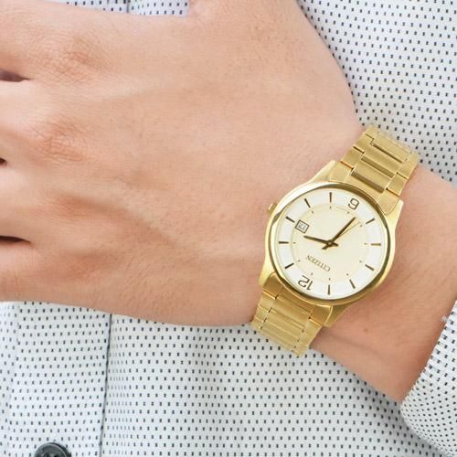 シチズン 逆輸入 メンズ BD0022-59A ゴールドダイアル×ゴールド