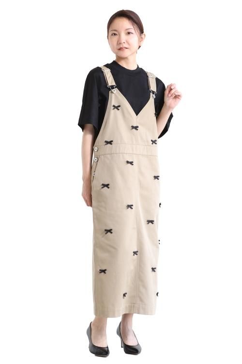 MUVEIL(ミュベール) ディッキーズコラボサロペット beige - YAMAROKU