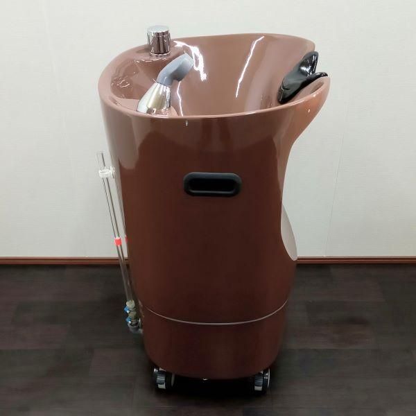 完売【中古】『PERRO（ペロ）』 移動式シャンプー台 - 美容機器・理容