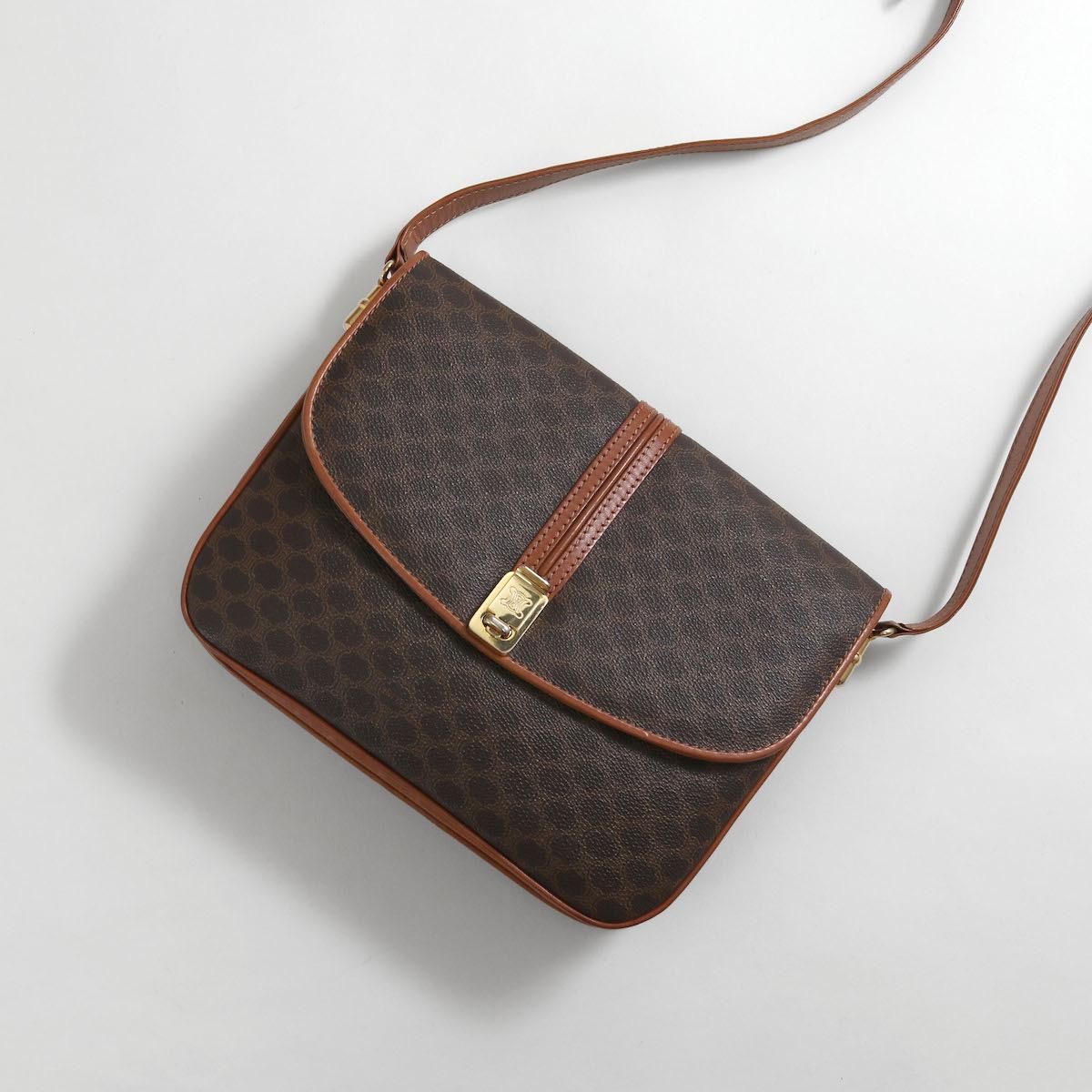 レディース] ヴィンテージ セリーヌ マカダム ショルダーバッグ