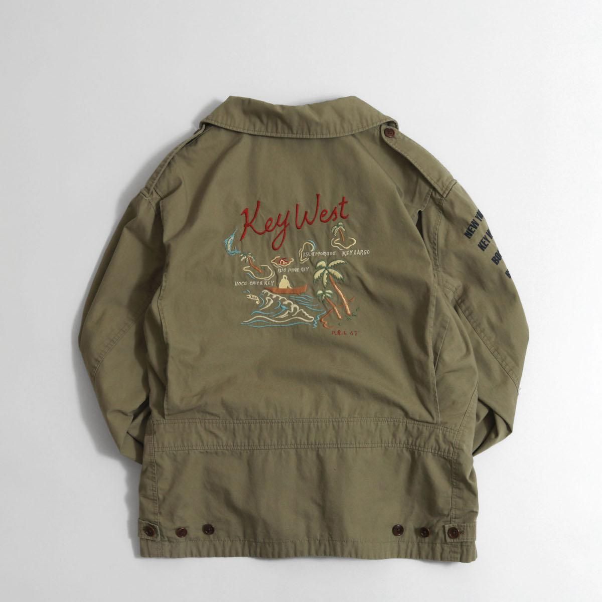 レディース] ラルフローレン スーベニア ミリタリージャケット 刺繍