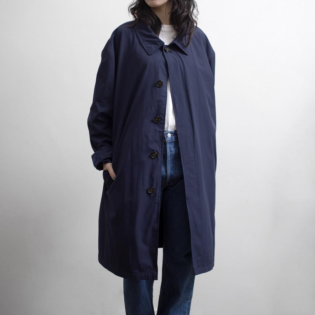 レディース] ラルフローレン ステンカラーコート ネイビー [Ralph Lauren]