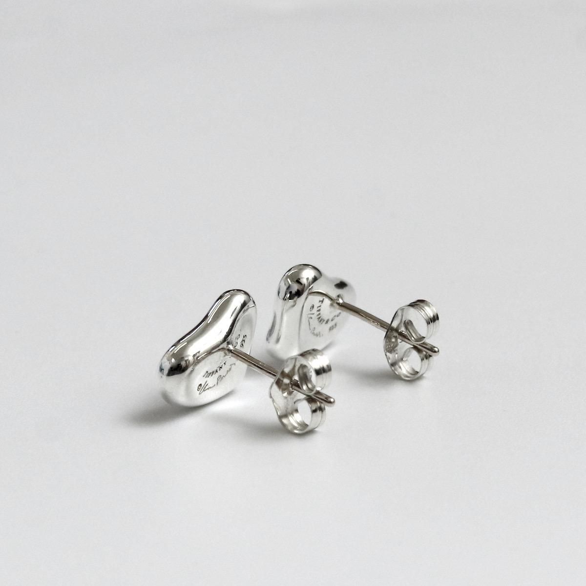 レディース] オールドティファニー フルハート ピアス シルバー エルサ