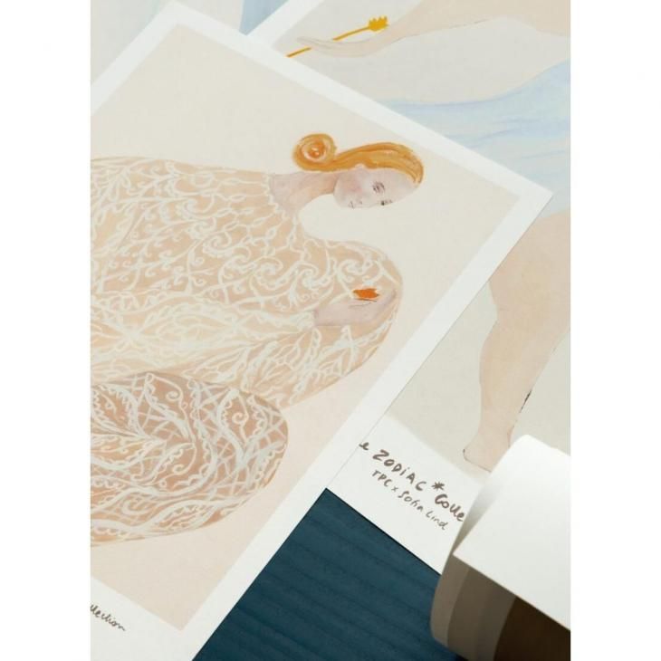 THE POSTER CLUB x SOFIA LIND | Aries 牡羊座 | 50x70cm アート