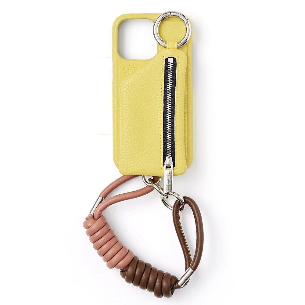 Coil strap | pinkbeige×darkbrown - ajew