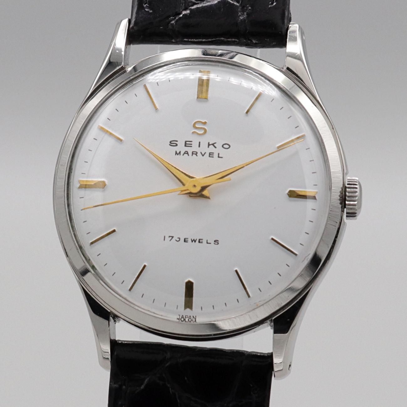 1958年製 アンティーク セイコー マーベル Sマーク 17石 手巻 Sマーク