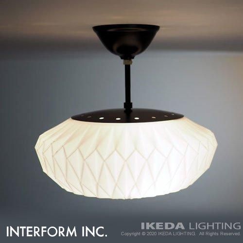 Olin （ブラック） オリーン シーリングライト ｜ インターフォルム