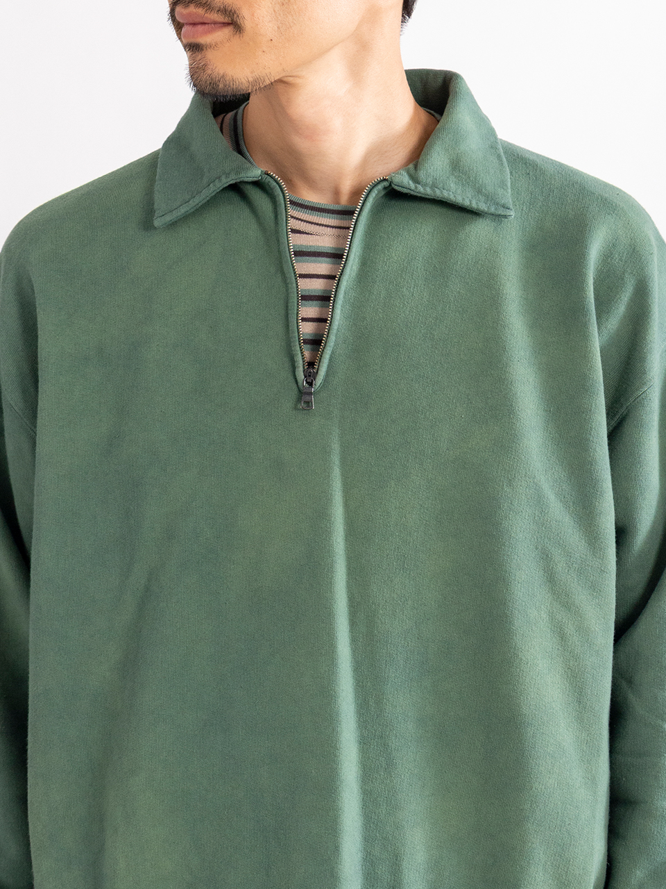 HALF ZIP SWEAT-ハーフジップスウェット-URU（ウル）通販| stcompany