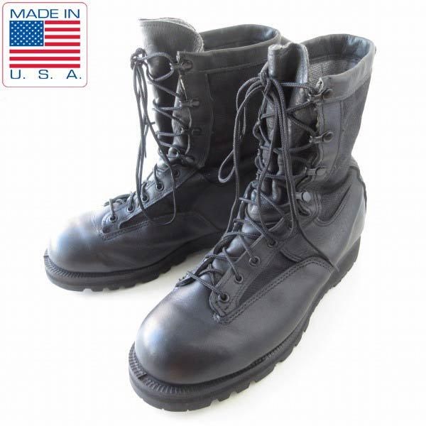 USA製 米軍 BELLEVILLE 700 レザー×ゴアテックス コンバット ブーツ 黒
