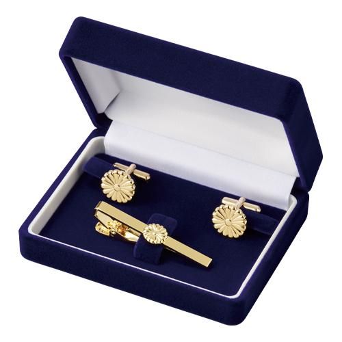 タイピンカフスセット（菊紋） - 叙勲・褒章・叙位ショップ