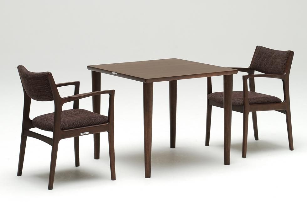 カリモク60+ ダイニングテーブル800モカブラウン色 | Plain Table
