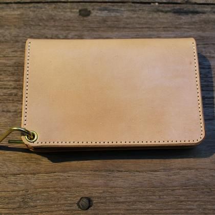 ORIGINAL TRUCKER WALLET（SHORT・ヌメ・BRASS） - JUNKY CLASSICS