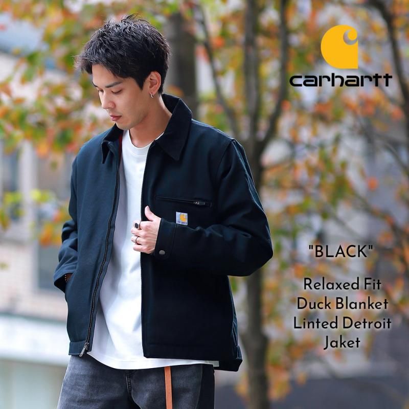 CARHARTT Relaxed Fit Duck Blanket Linted Detroit Jaket 