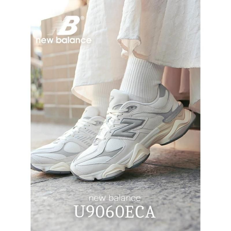 NEW BALANCE U9060ECA WHITE GRAY ニューバランス スニーカー ( グレー