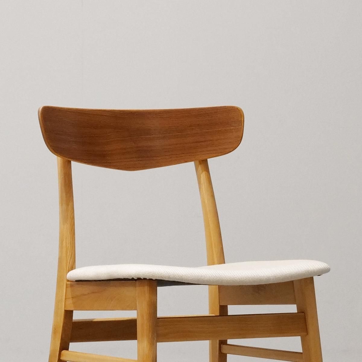 UD18422-1｜ダイニングチェア（チーク＆ビーチ）Farstrup/デンマーク