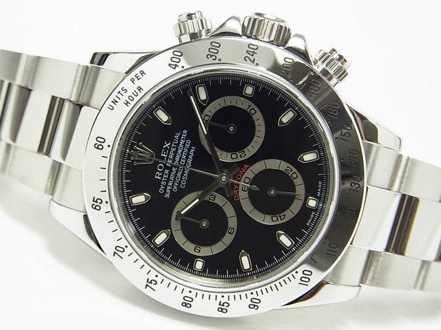ロレックス デイトナ ブラック 細針 Ref.116520 F番 正規品 - 腕時計
