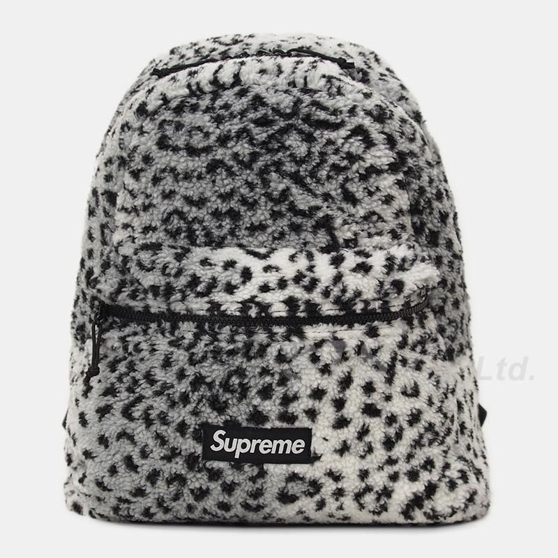 Supreme - Leopard Fleece Backpack - ParkSIDER