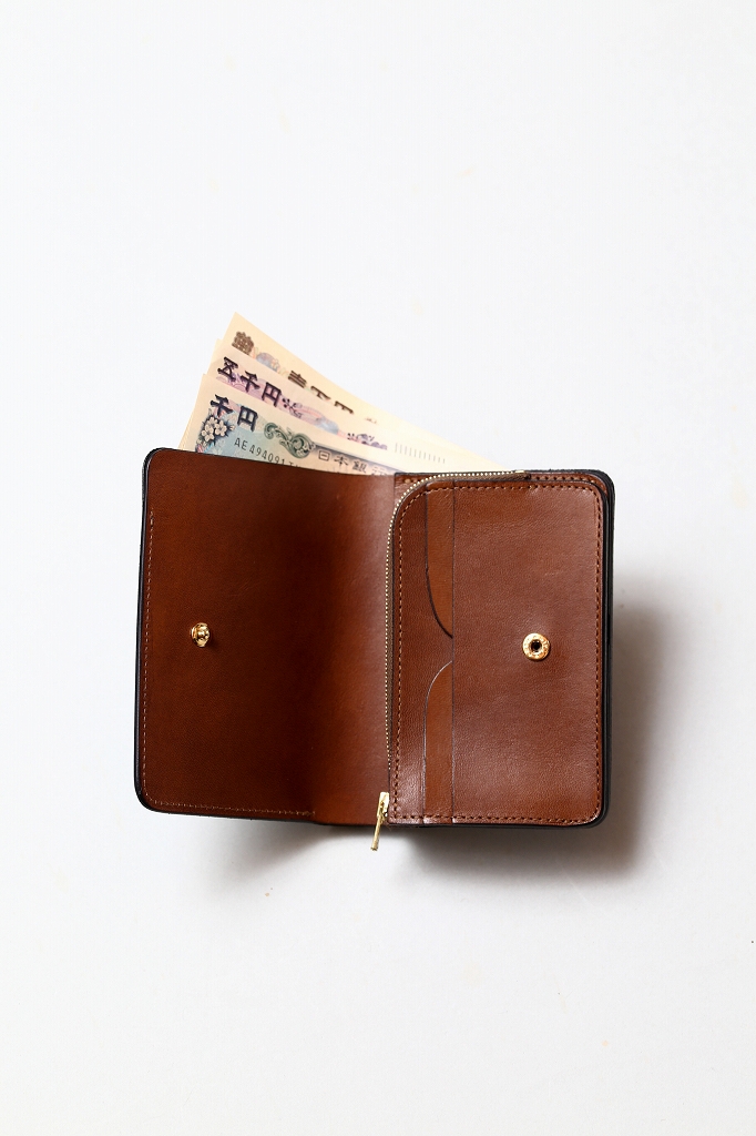 forme（フォルメ）Short wallet（Black×Brown）ILCEA｜通販 - ソコノワ