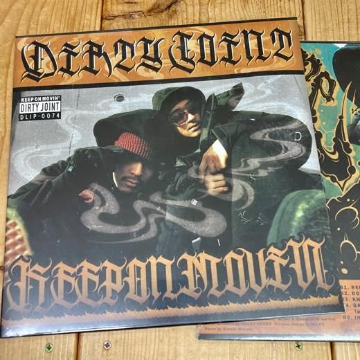 WENOD RECORDS : DIRTY JOINT - KEEP ON MOVIN' [LP] DLiP RECORDS