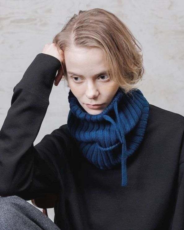 VOAAOV ヴォアーブ 2WAY WOOL SNOOD KNIT CAP ウールスヌードニット