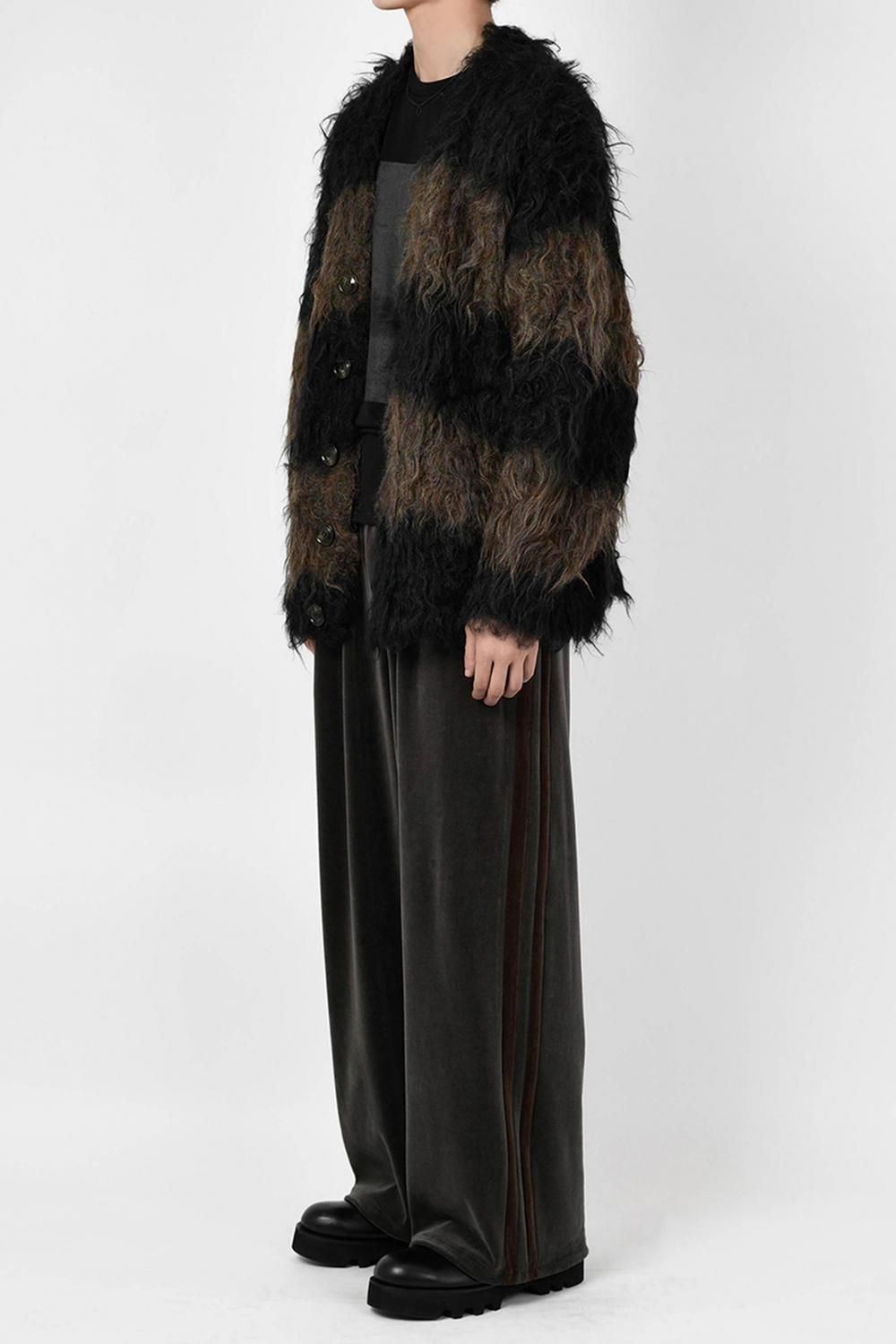 LAD MUSICIAN ラッドミュージシャン SHAGGY KNIT CARDIGAN シャギー