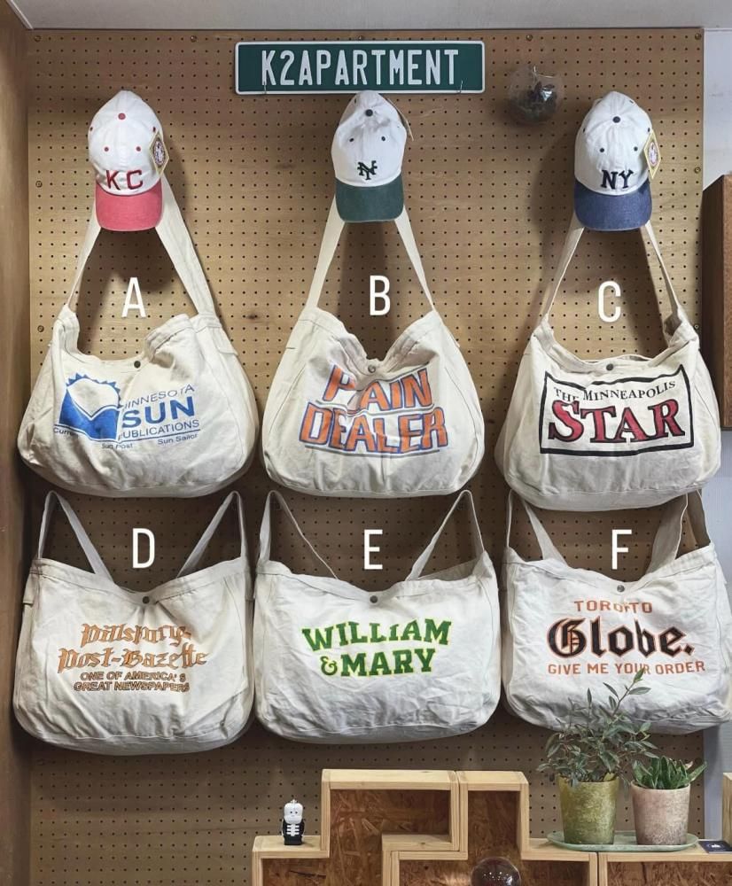 ファクトリーブランド【Canvas News Paper Bag】 キャンバスニュース