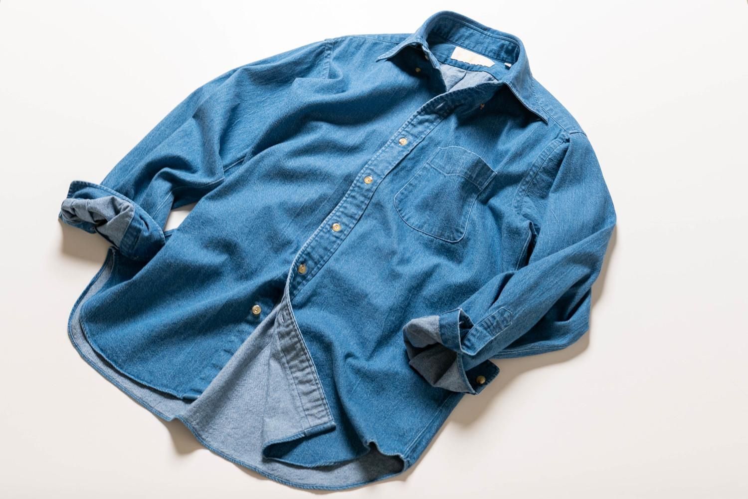 MOAT 90s DENIM SHIRT Light Indigo