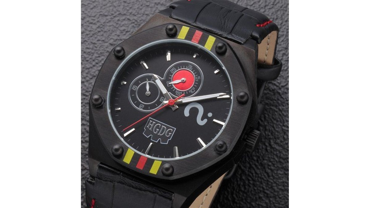 仮面ライダーBLACK」黒いボディを再現した腕時計、シャドームーン