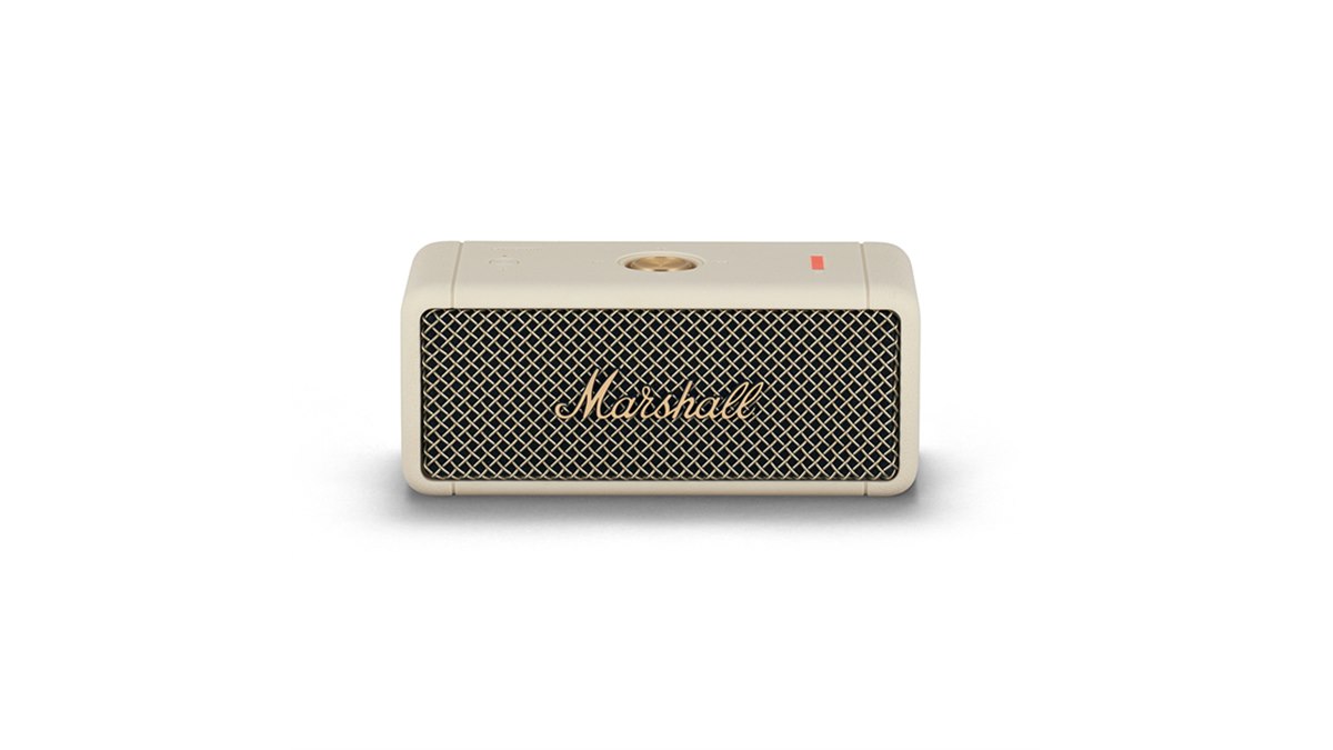 Marshall、重量700gのポータブルスピーカー「Emberton」に新色「Cream