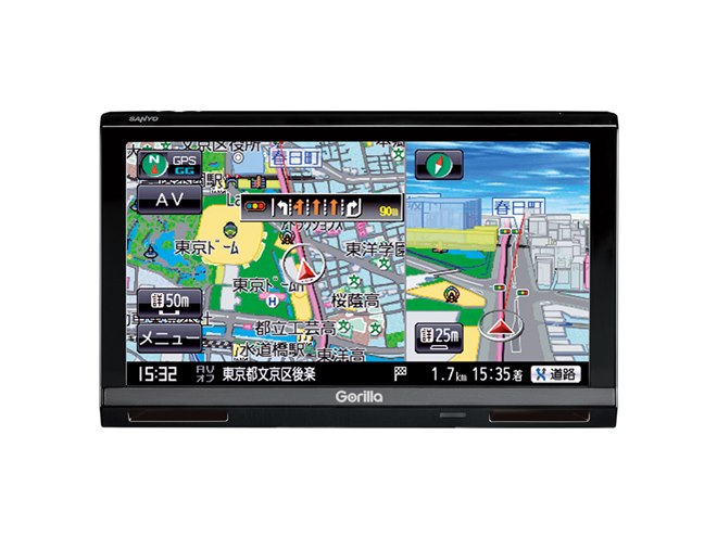 三洋、地デジチューナー搭載PND「ゴリラ」など - 価格.com