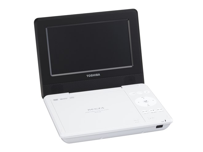 東芝、1024×600表示に対応した7V型ポータブルDVD - 価格.com