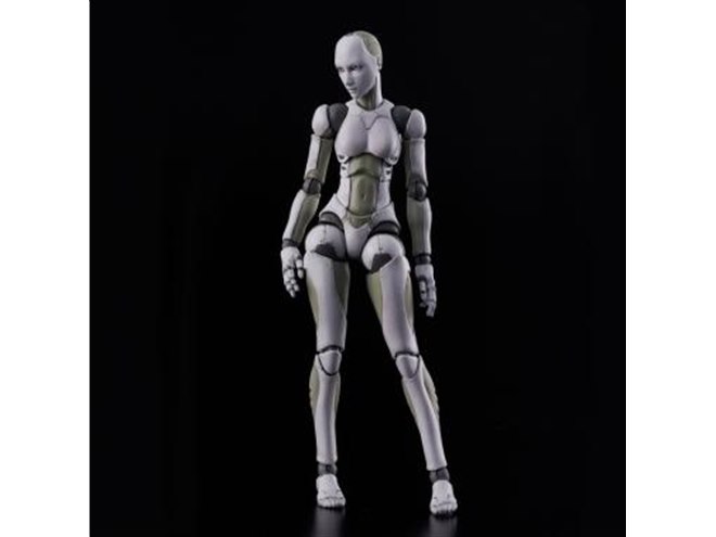 女性らしいアウトラインを楽しめる「1/12 合成人間♀」、2次生産分の