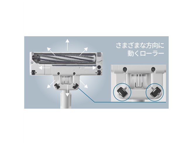 パナソニック、本体にリサイクル率95%樹脂を採用した紙パック式