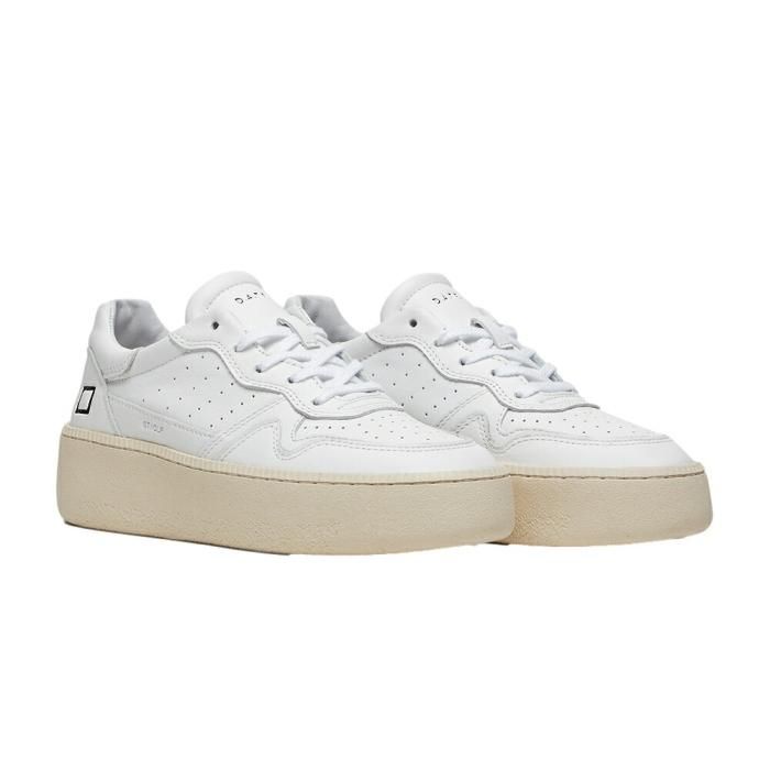 正規取扱店】D.A.T.E. レディーススニーカー STEP CALF WHITE ST-CA