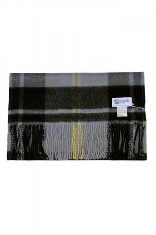 WA000057 中判カシミアストール KU0100 GREY MACPHERSON JOHNSTONS