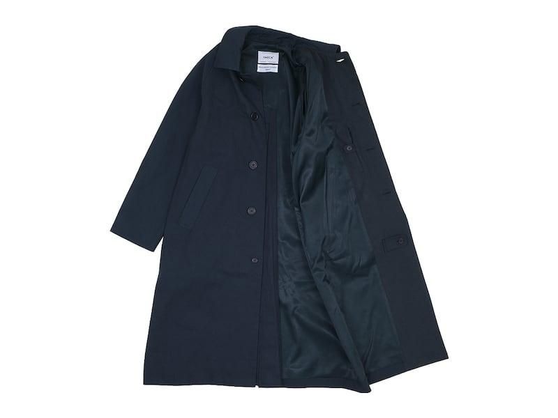 YAECA ステンカラーコート スタンダード NAVY 〔レディース〕 【60553