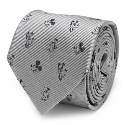 Disney ミッキー & フレンド ネクタイ カフス ネクタイピン セット