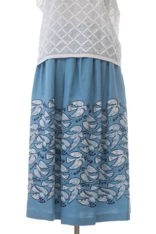 mina perhonen following day ギャザースカート - ミナペルホネン正規