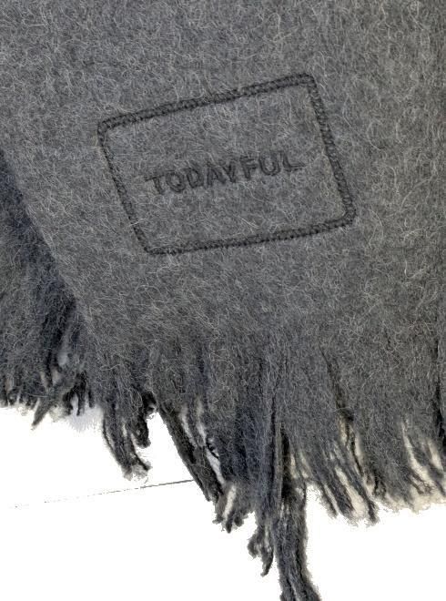 TODAYFUL (トゥデイフル）Brashed Volume Stole☆ 25秋冬.【12521033