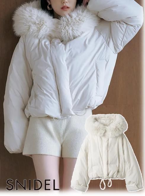 完売していた SNIDEL × 西川ダウン 再販!!【 2025 アウター特集