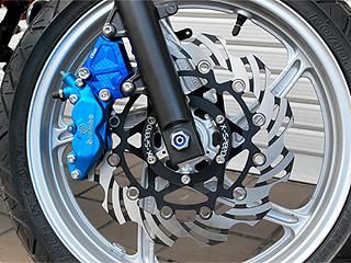 KKK,X-SPEED,CBR250R,MC41,300㎜,ディスク,ブレンボ,40㎜,4ポート