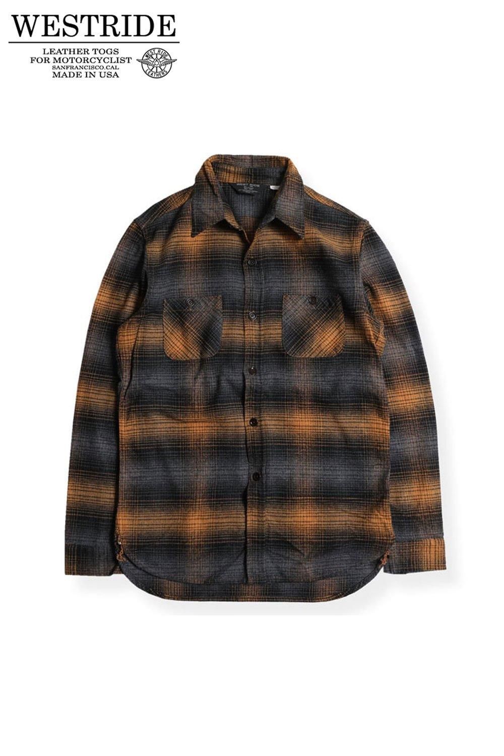 WESTRIDE(ウエストライド) フランワークネルシャツ CANYON LAKE SHIRTS